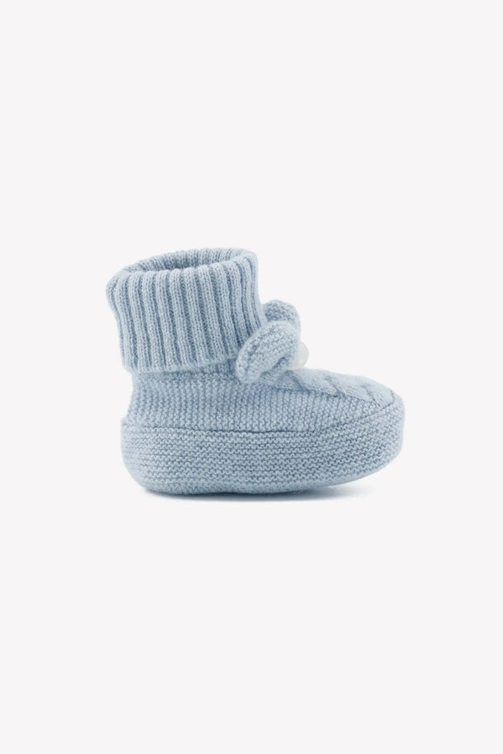 Blue Almonds Ltd Baby Boys Ice Blue Booties Tartine et Chocolat