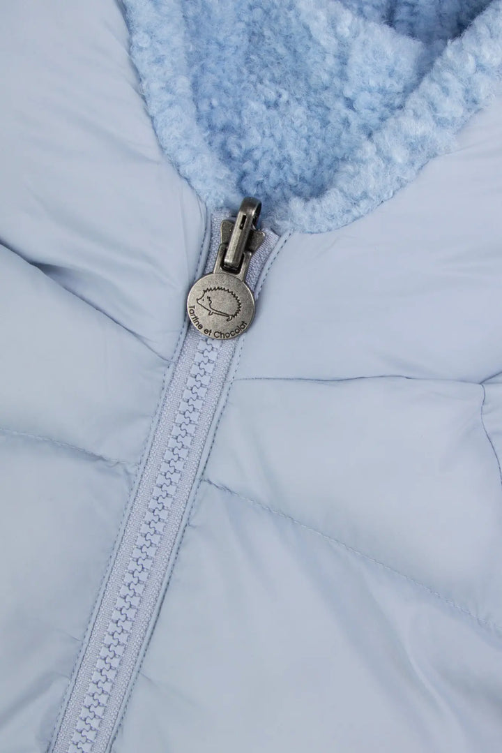Blue Almonds Ltd Baby Boys Ice Blue Winter Snowsuit Tartine et Chocolat