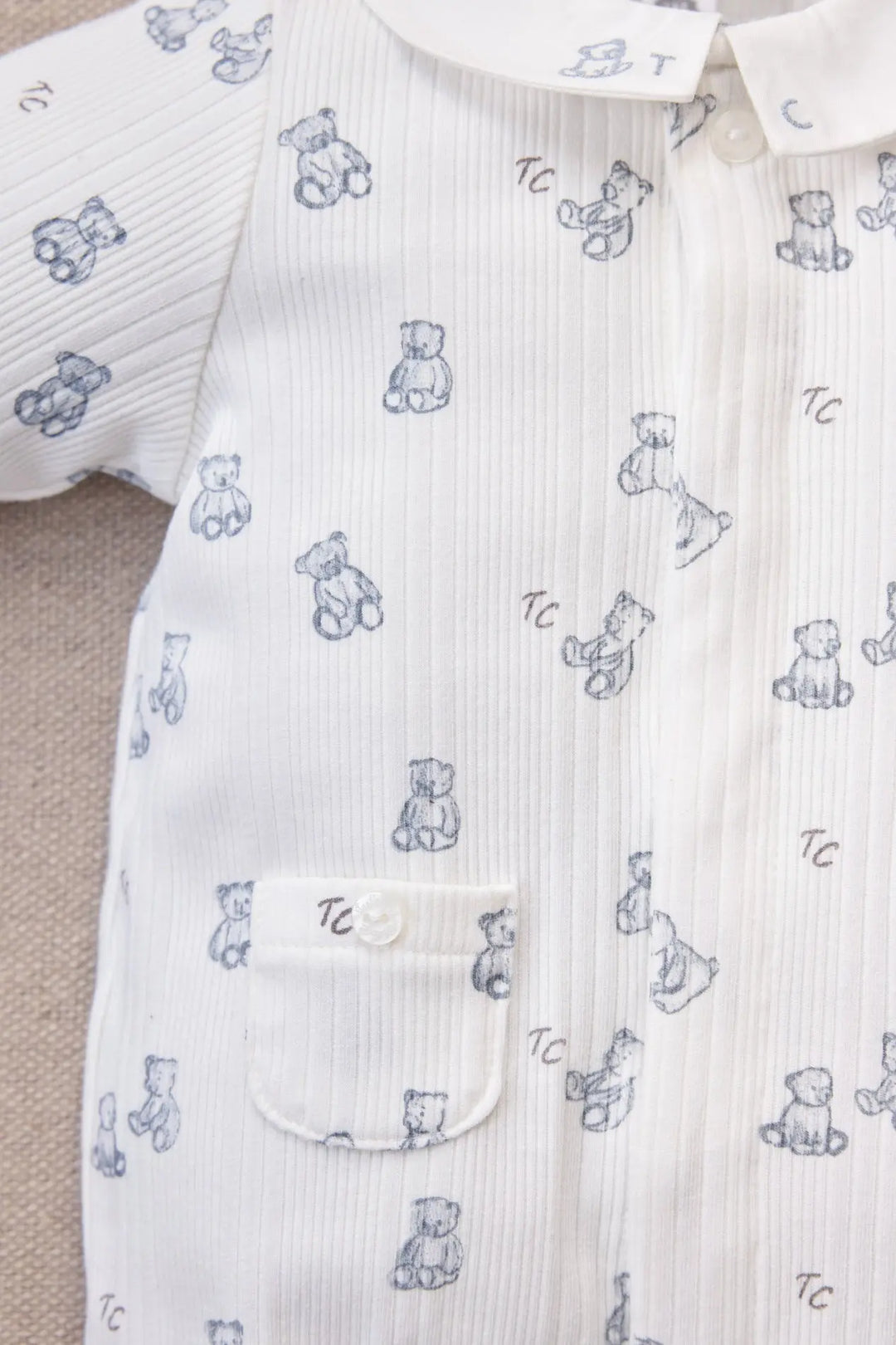Blue Almonds Ltd Baby Boys Ivory Babygrow Tartine et Chocolat
