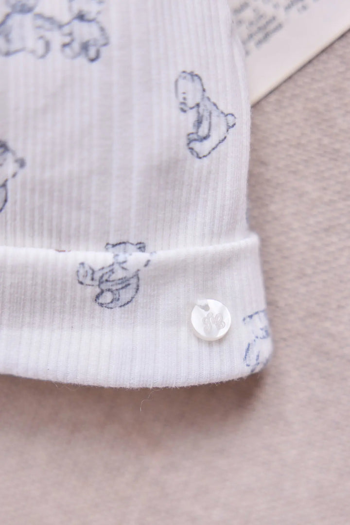 Blue Almonds Ltd Baby Boys Ivory Hat Tartine et Chocolat