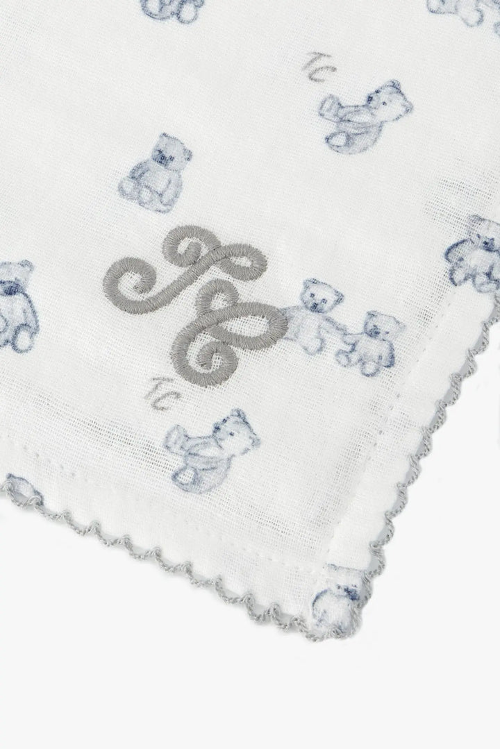 Blue Almonds Ltd Baby Boys Ivory Muslin Cloth Tartine et Chocolat
