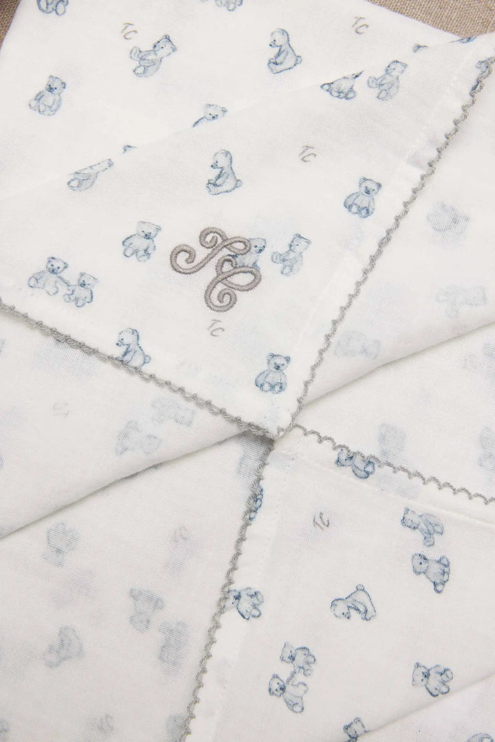 Blue Almonds Ltd Baby Boys Ivory Muslin Cloth Tartine et Chocolat