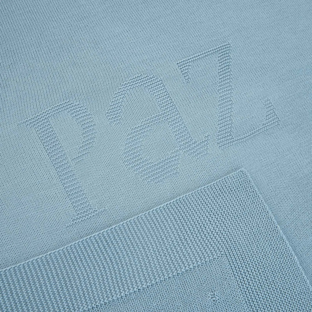 Baby Boys Knit Blanket - Blue Sunset--Paz Rodriguez-Blue Almonds-London-South Kensington