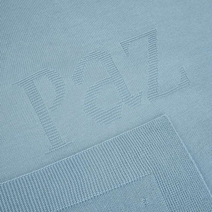 Baby Boys Knit Blanket - Blue Sunset--Paz Rodriguez-Blue Almonds-London-South Kensington
