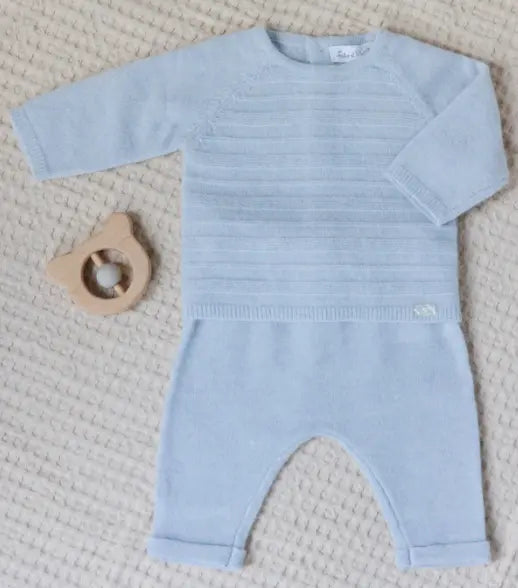 Blue Almonds Ltd Baby Boys Knitted Jumper & Leggings Set Tartine et Chocolat