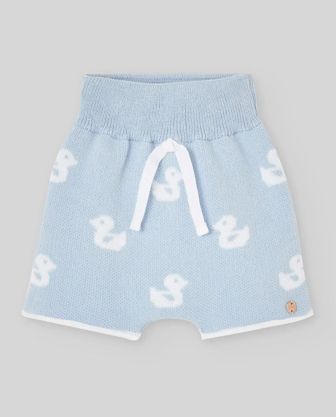 Blue Almonds Ltd KNIT NEWBORN BLOOMERS CUA CUA - Sky Blue Paz Rodriguez