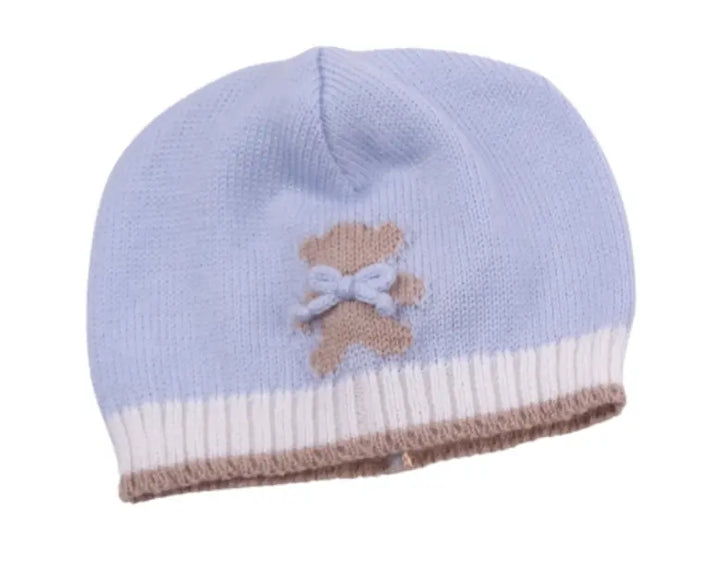 Blue Almonds Ltd Baby Boys Knitted Wool Bear Friends Set Bimbalo