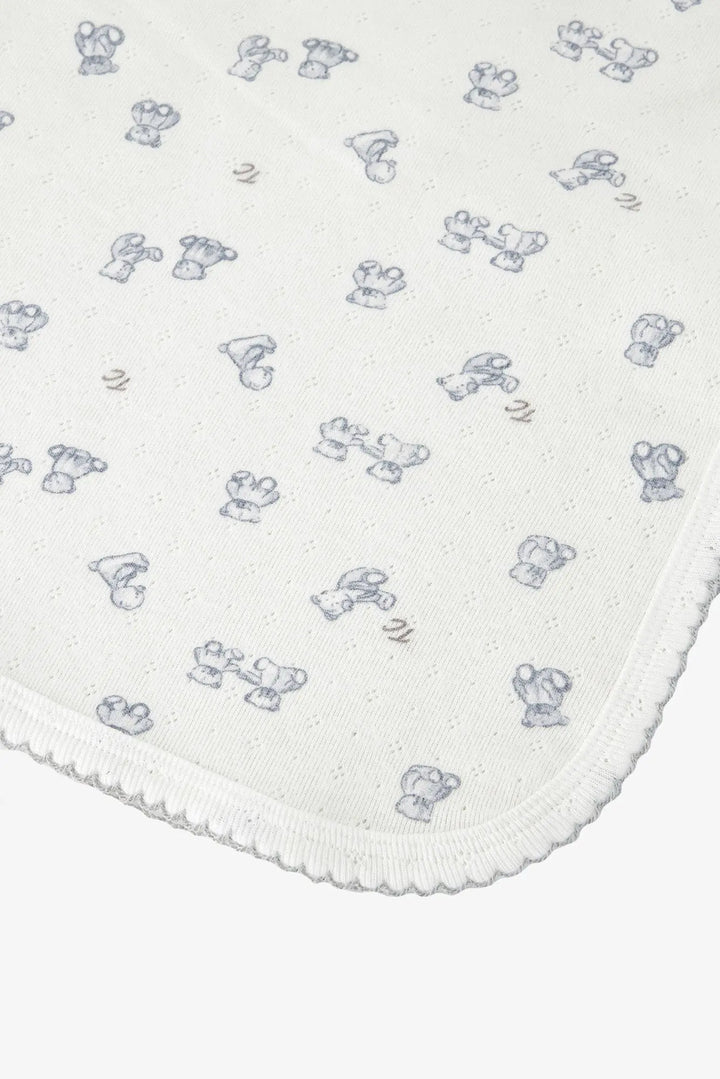 Blue Almonds Ltd Baby Boys Light Grey Blanket Tartine et Chocolat