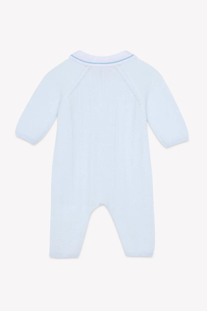 Blue Almonds Ltd Baby Boys Long Romper - Sky Blue Tartine et Chocolat