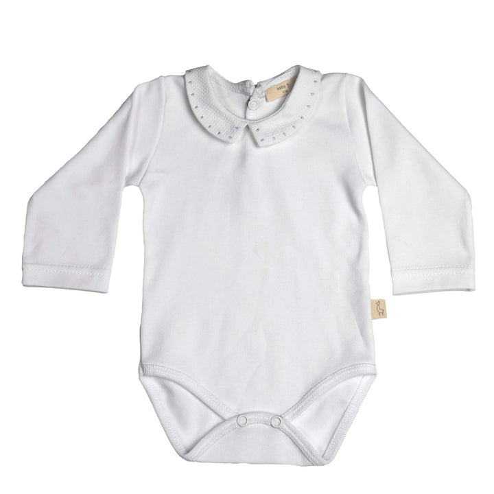 Baby Boys Long sleeve Body - Collar with Dots