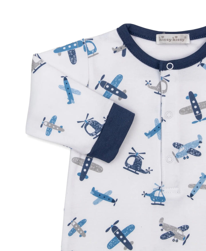 Baby Boys Playsuit - Awesome Aircrafts