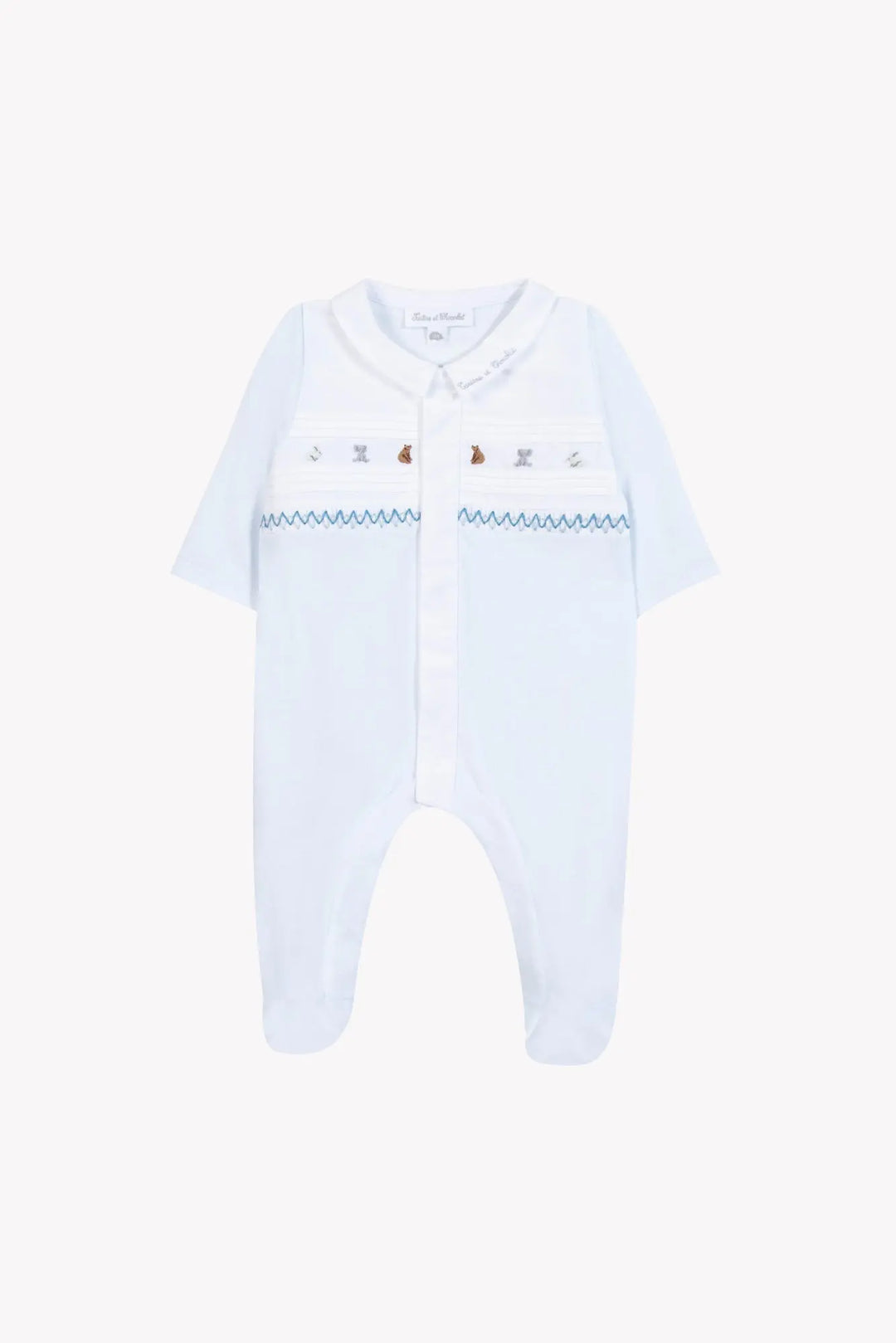 Blue Almonds Ltd Baby Boys Pyjamas - Sky Blue Tartine et Chocolat