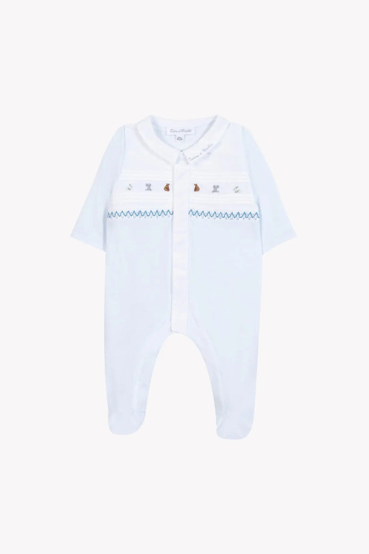 Blue Almonds Ltd Baby Boys Pyjamas - Sky Blue Tartine et Chocolat