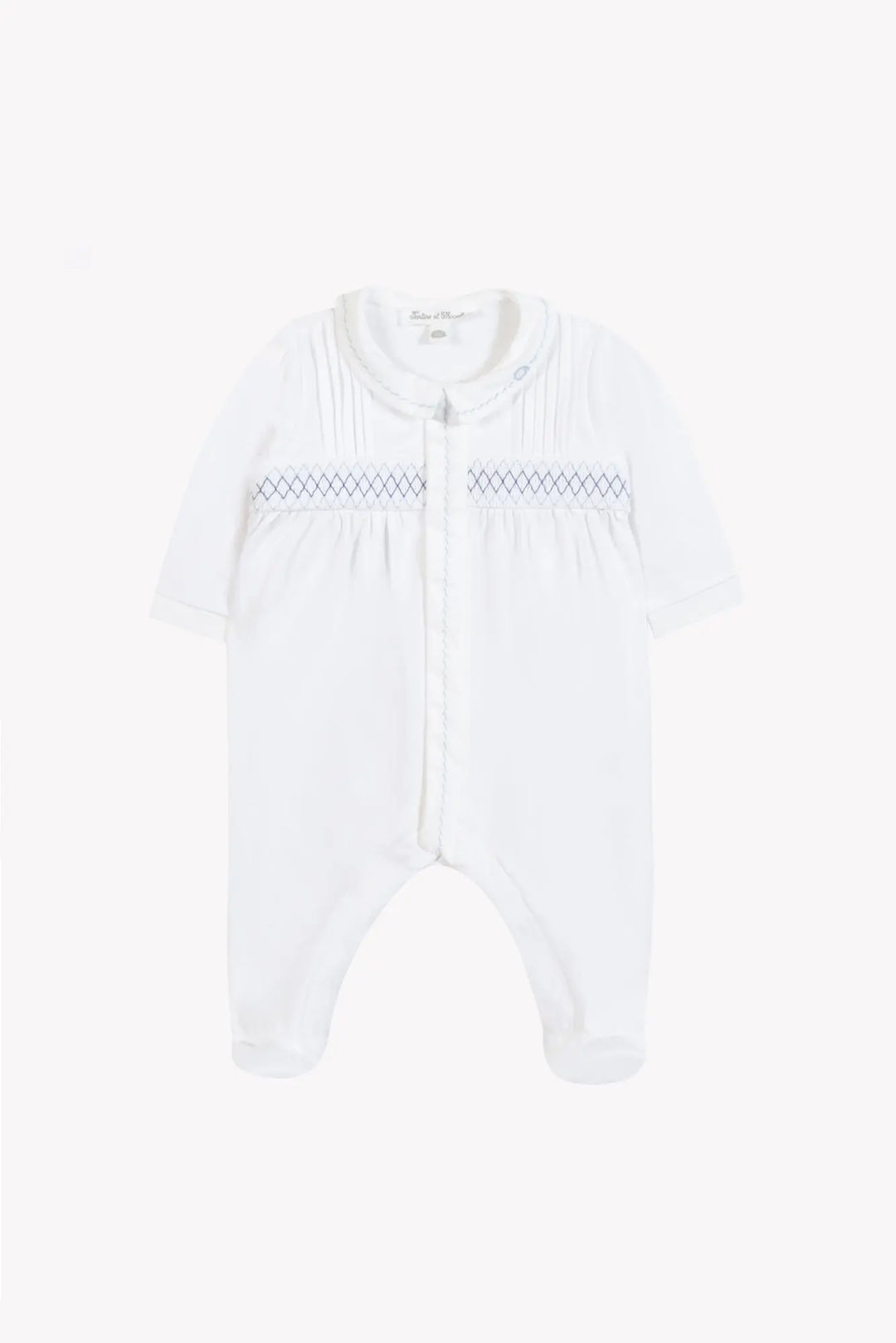 Blue Almonds Ltd Baby Boys Pyjamas - White Tartine et Chocolat