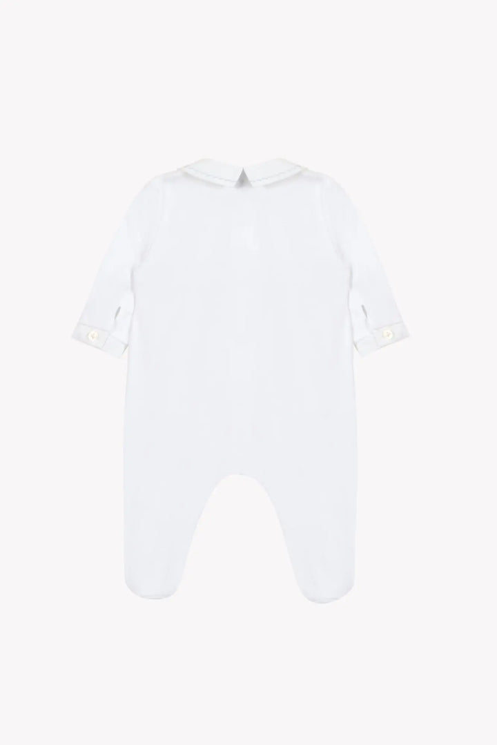 Blue Almonds Ltd Baby Boys Pyjamas - White Tartine et Chocolat