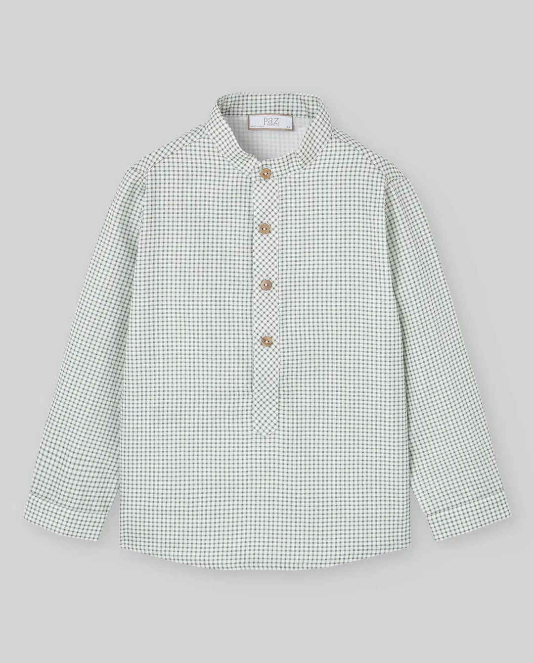 Baby Boys Shirt, Shorts & Knitted Pullover Set Ledicia in Green Field & Natural
