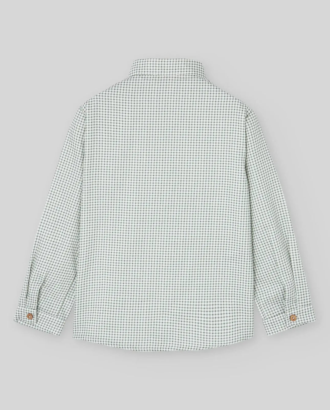 Baby Boys Shirt, Shorts & Knitted Pullover Set Ledicia in Green Field & Natural