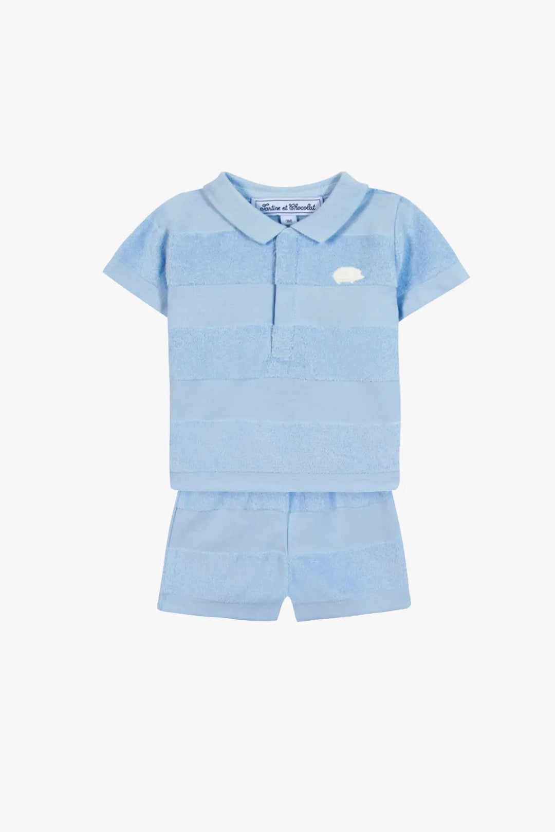 Blue Almonds Ltd Baby Boys Short - Blue Cloud Tartine et Chocolat