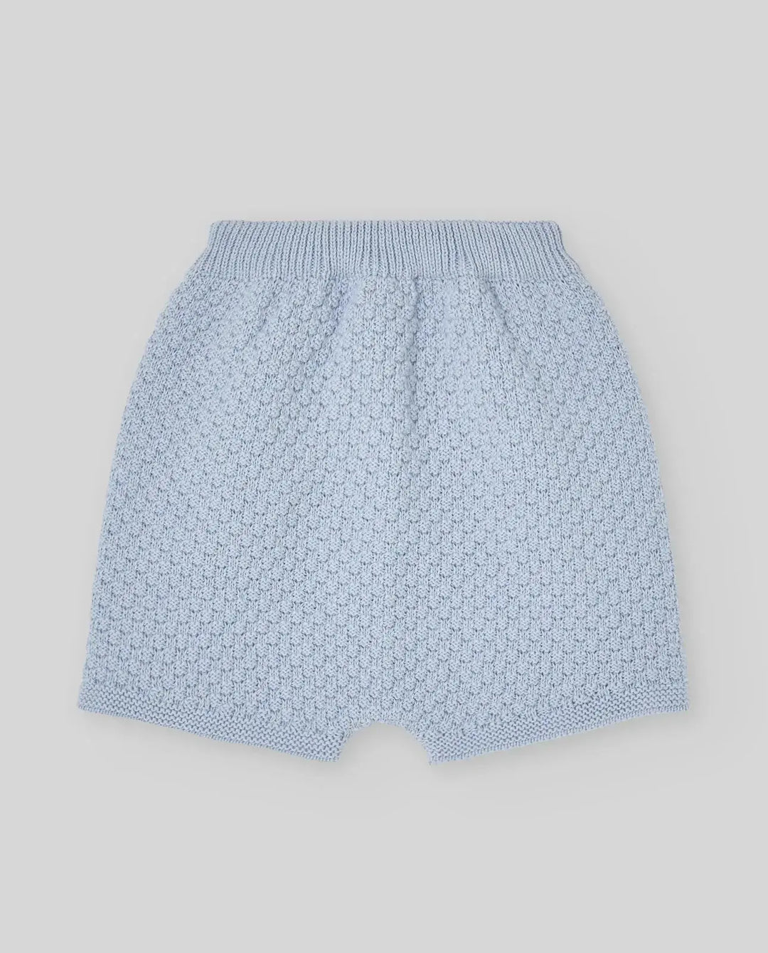 Blue Almonds Ltd KNIT NEWBORN BLOOMERS ESPUMA V26 - Sky Blue Paz Rodriguez