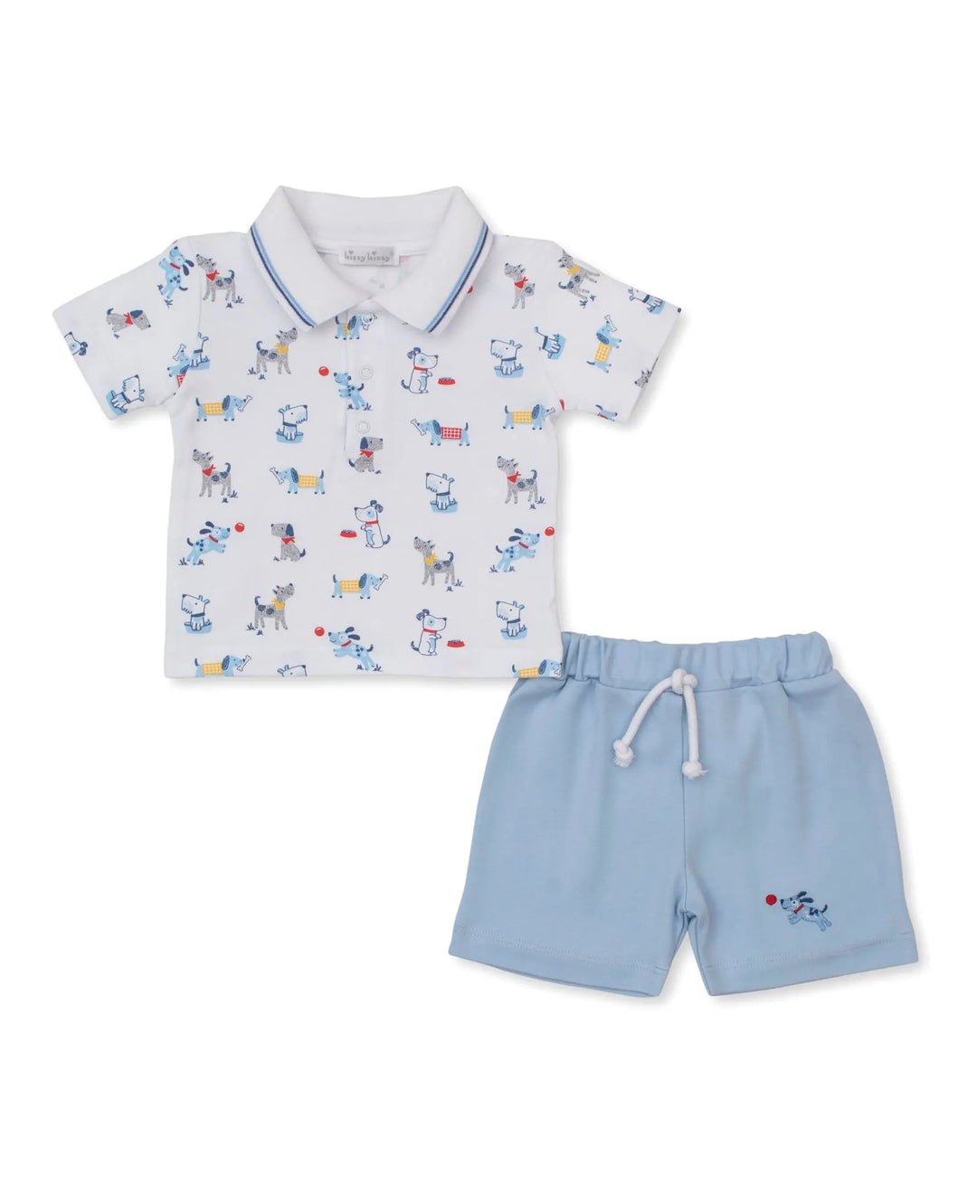 Baby Boys Short Set - Puppy Patch