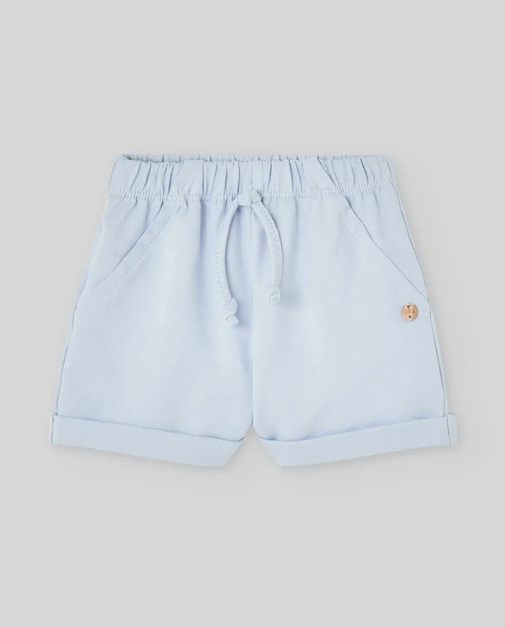 Blue Almonds Ltd WOVEN NEWBORN SHORT CUA CUA - Sky Blue Paz Rodriguez