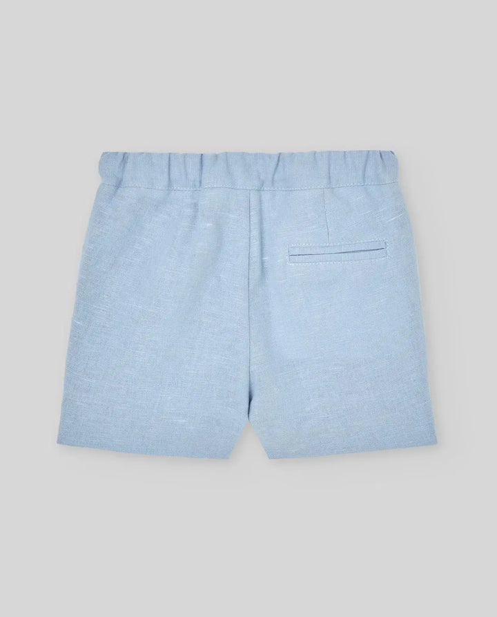 Blue Almonds Ltd WOVEN INFANT BOY SHORT ESLORA - Sky Blue Paz Rodriguez
