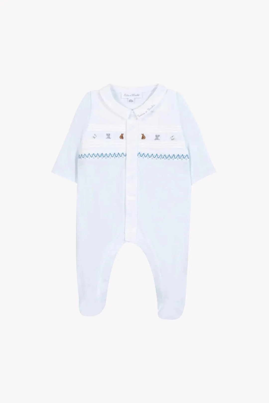 Blue Almonds Ltd Baby Boys Pyjamas - Sky Blue Tartine et Chocolat