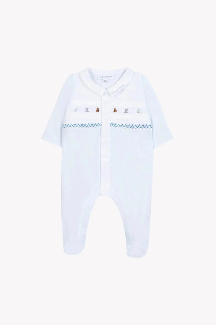 Blue Almonds Ltd Baby Boys Pyjamas - Sky Blue Tartine et Chocolat