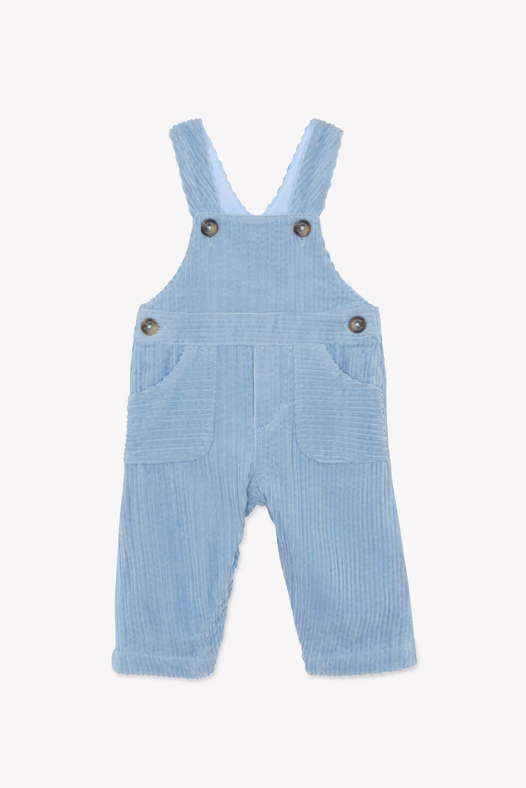 Blue Almonds Ltd Baby Boys Sky Blue Dungarees & Bodysuit Set Tartine et Chocolat