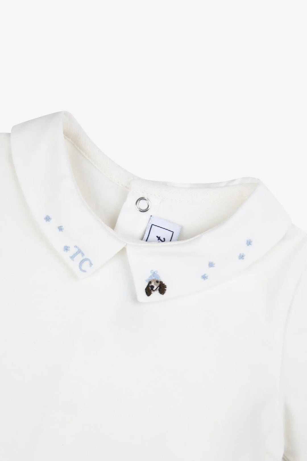 Blue Almonds Ltd Baby Boys Sky Blue Dungarees & Bodysuit Set Tartine et Chocolat