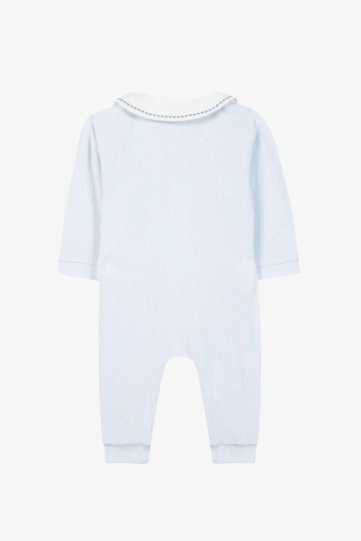 Blue Almonds Ltd Baby Boys Sky Blue Romper Tartine et Chocolat