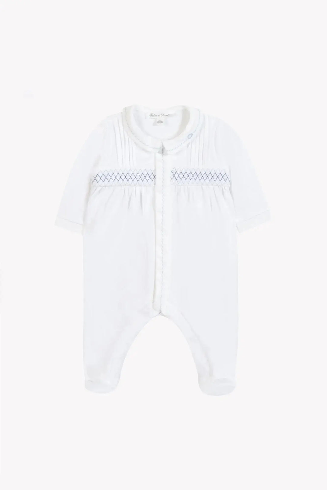Blue Almonds Ltd Baby Boys Pyjamas - White Tartine et Chocolat