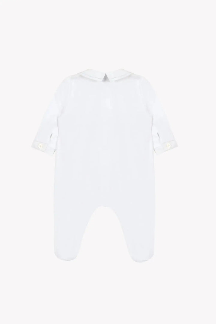 Blue Almonds Ltd Baby Boys Pyjamas - White Tartine et Chocolat