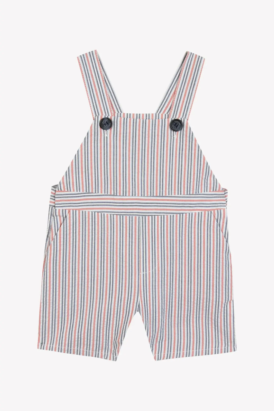 Blue Almonds Ltd Baby Boys Striped Apple Red Dungaree Set Tartine et Chocolat