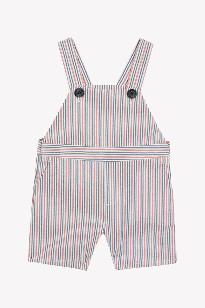 Blue Almonds Ltd Baby Boys Striped Apple Red Dungaree Set Tartine et Chocolat