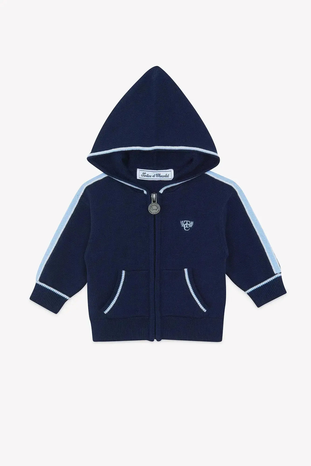 Blue Almonds Ltd Baby Boys Cardigan - Navy Tartine et Chocolat
