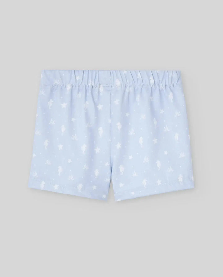 Blue Almonds Ltd KNIT NEWBORN BOY SWIMSUIT BAO V26 - Chalk Blue Paz Rodriguez