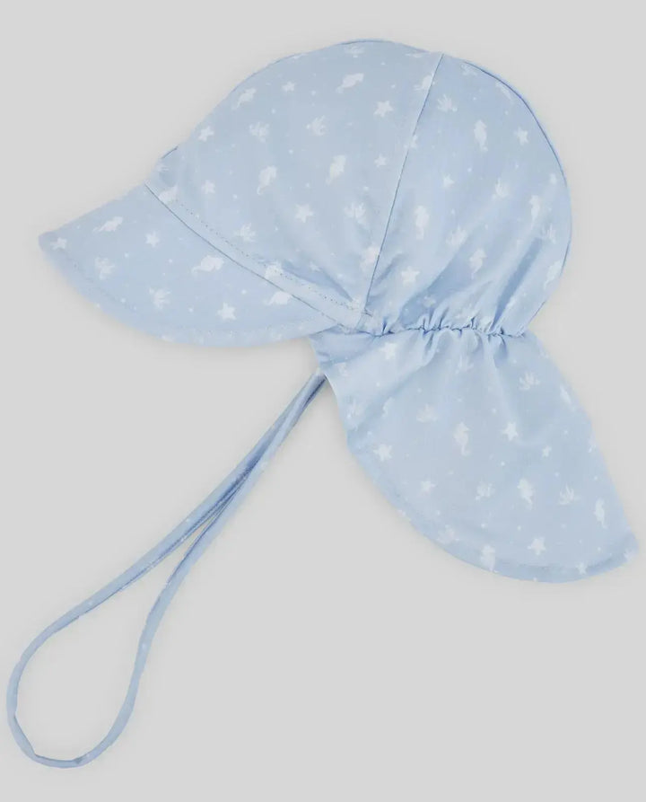 Blue Almonds Ltd KNIT NEWBORN HAT BAO V26 - Chalk Blue Paz Rodriguez