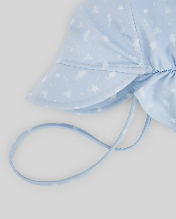 Blue Almonds Ltd KNIT NEWBORN HAT BAO V26 - Chalk Blue Paz Rodriguez