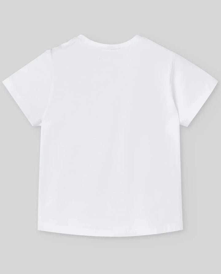 Blue Almonds Ltd KNIT INFANT BOY T-SHIRT BAO V26 - White Paz Rodriguez