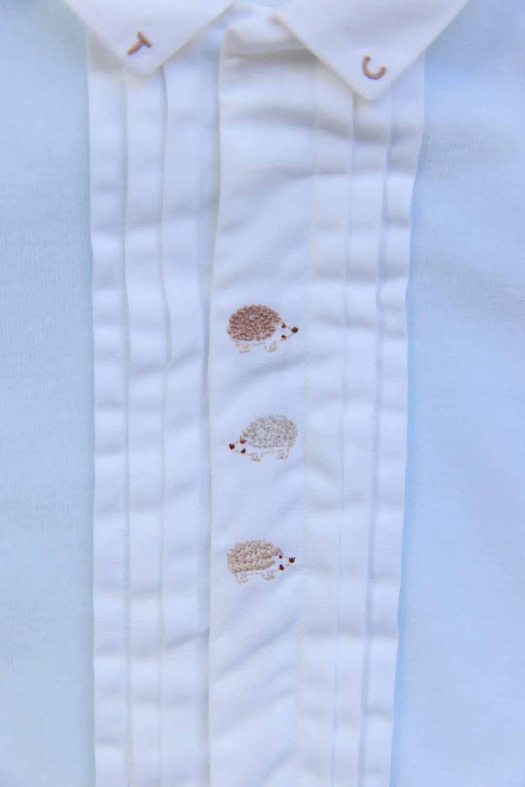 Blue Almonds Ltd Baby Boys Velour Cotton Blue Babygrow Tartine et Chocolat