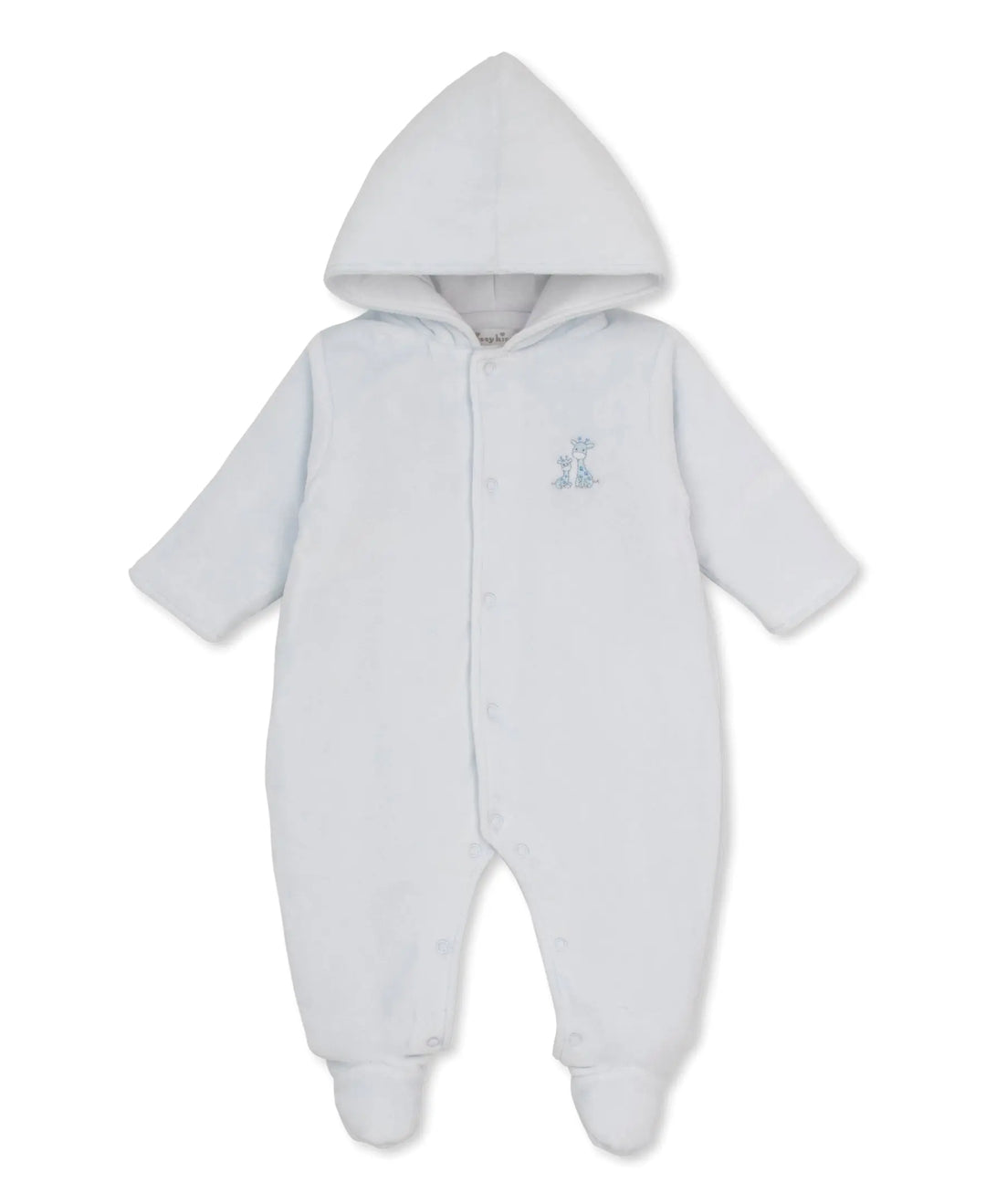 Blue Almonds Ltd Baby Boys Velour Footed Bunting - Just Giraffes Kissy Kissy