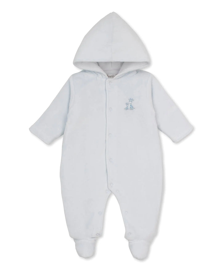 Blue Almonds Ltd Baby Boys Velour Footed Bunting - Just Giraffes Kissy Kissy