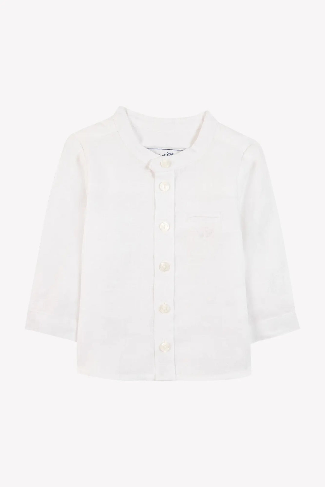 Blue Almonds Ltd Baby Boys White Linen Trouser Set - MP Tartine et Chocolat