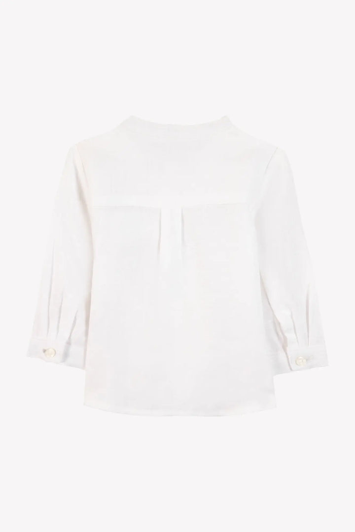 Blue Almonds Ltd Baby Boys White Linen Trouser Set - MP Tartine et Chocolat