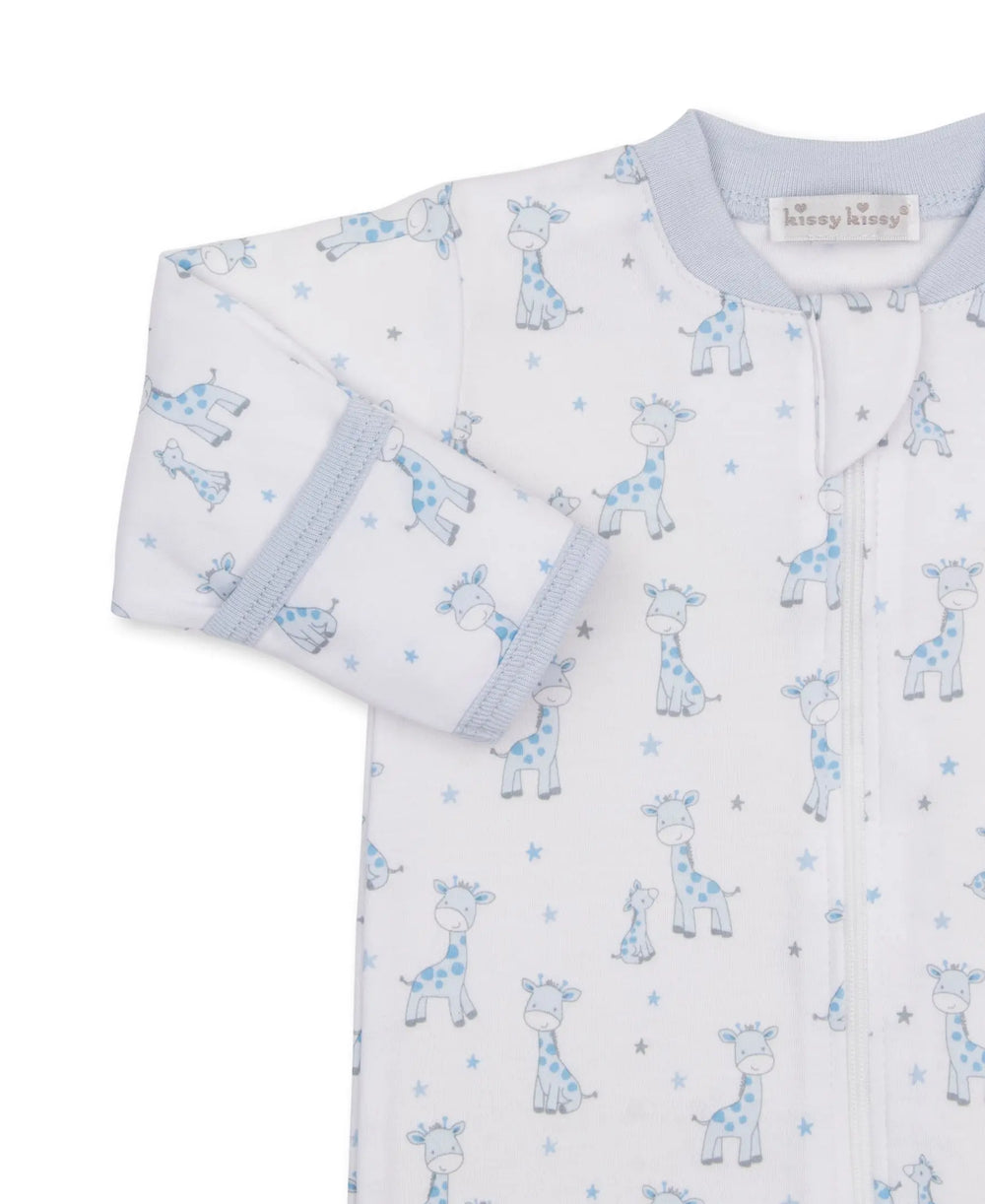 Baby Boys Zip Babygrow - Just Giraffes