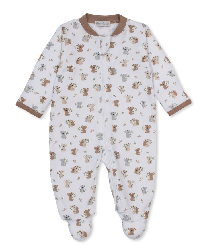 Blue Almonds Ltd Baby Boys Zip Babygrow - Koala Pals Kissy Kissy