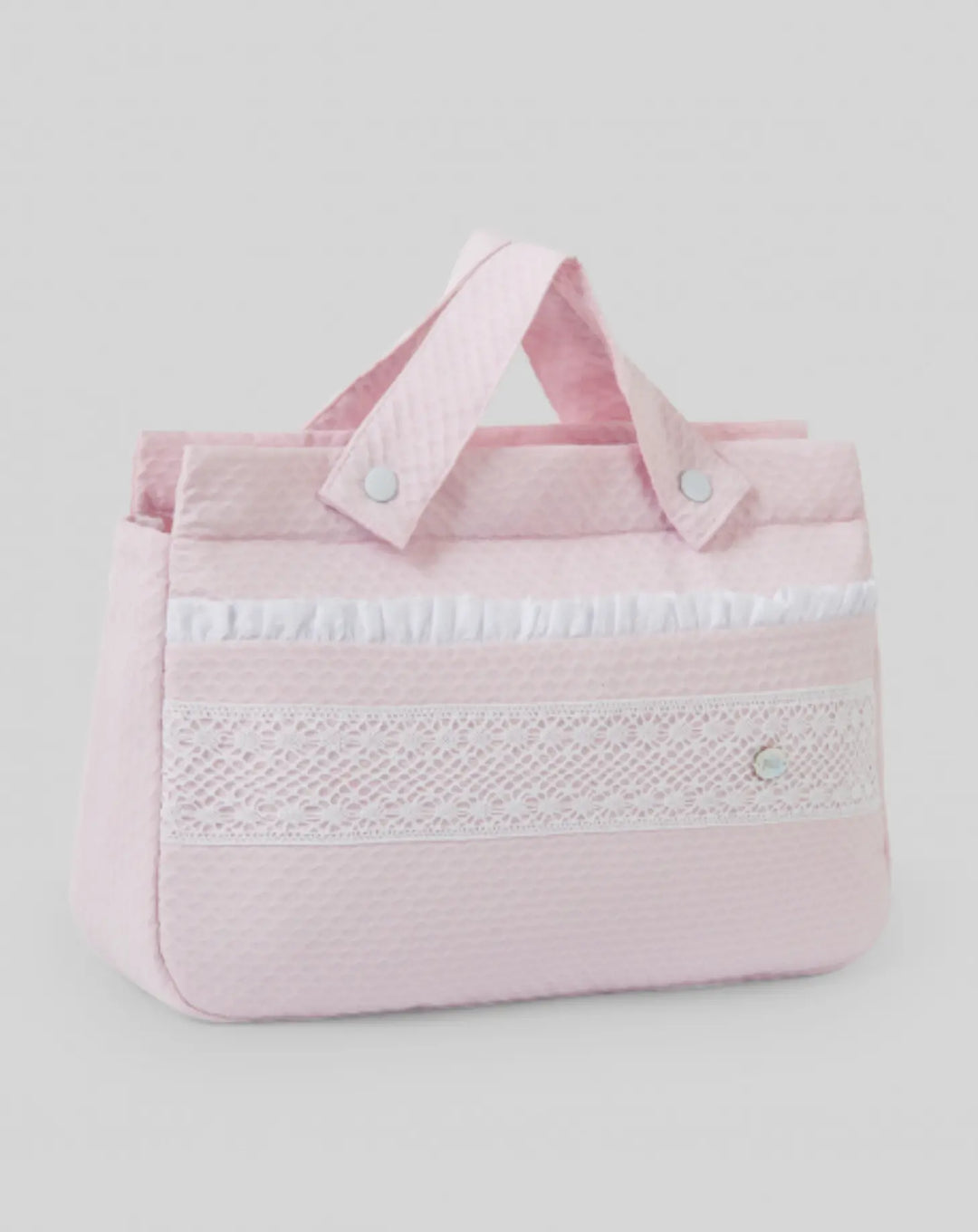 Blue Almonds Ltd Baby Changing Bag in Chalk Pink Paz Rodriguez