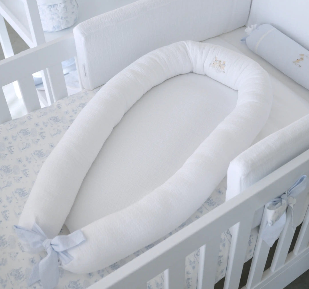 Blue Almonds Ltd Baby Cocoon - Blue Garden Party Theophile & Patachou