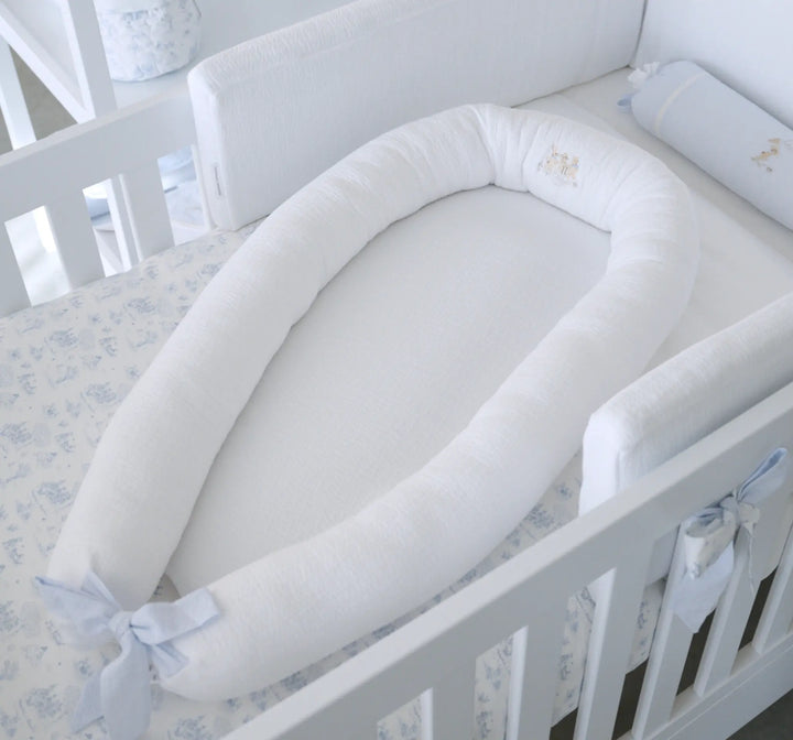 Blue Almonds Ltd Baby Cocoon - Blue Garden Party Theophile & Patachou